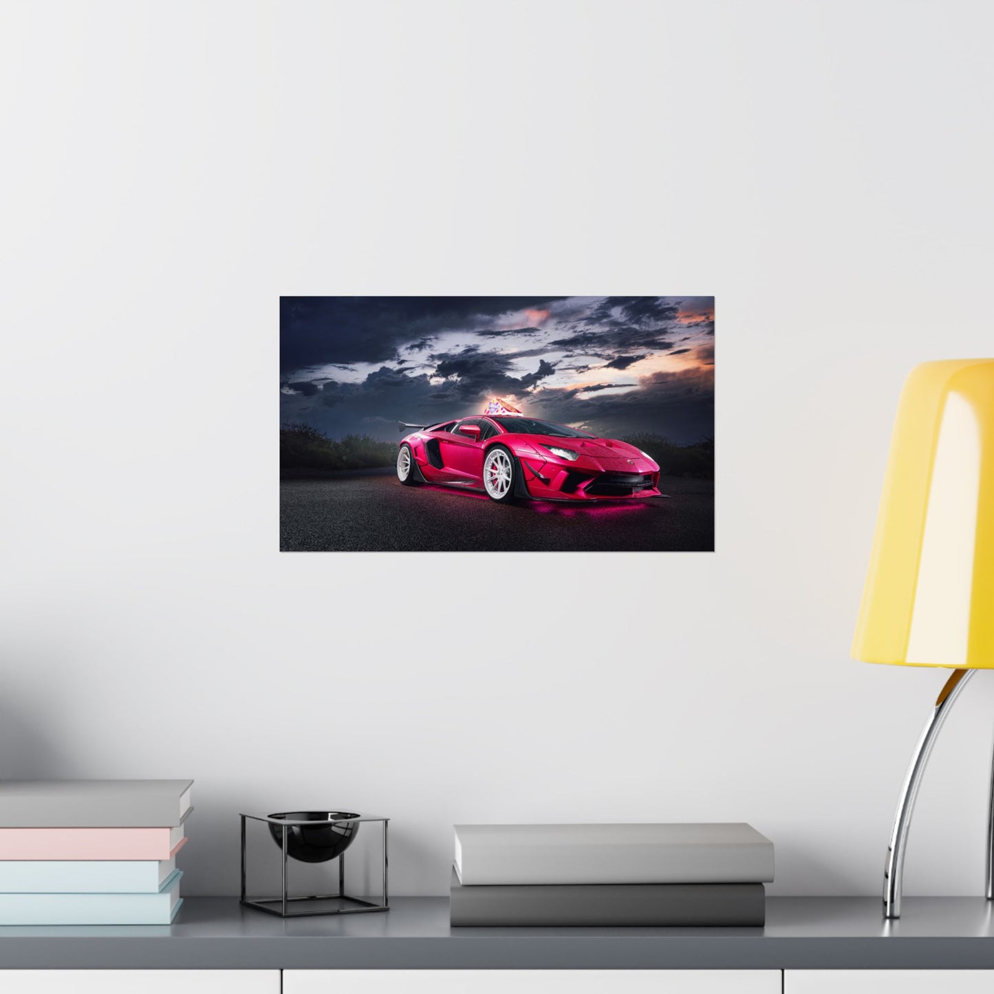 Stradman's Pink Aventador | Storm Night Edition
