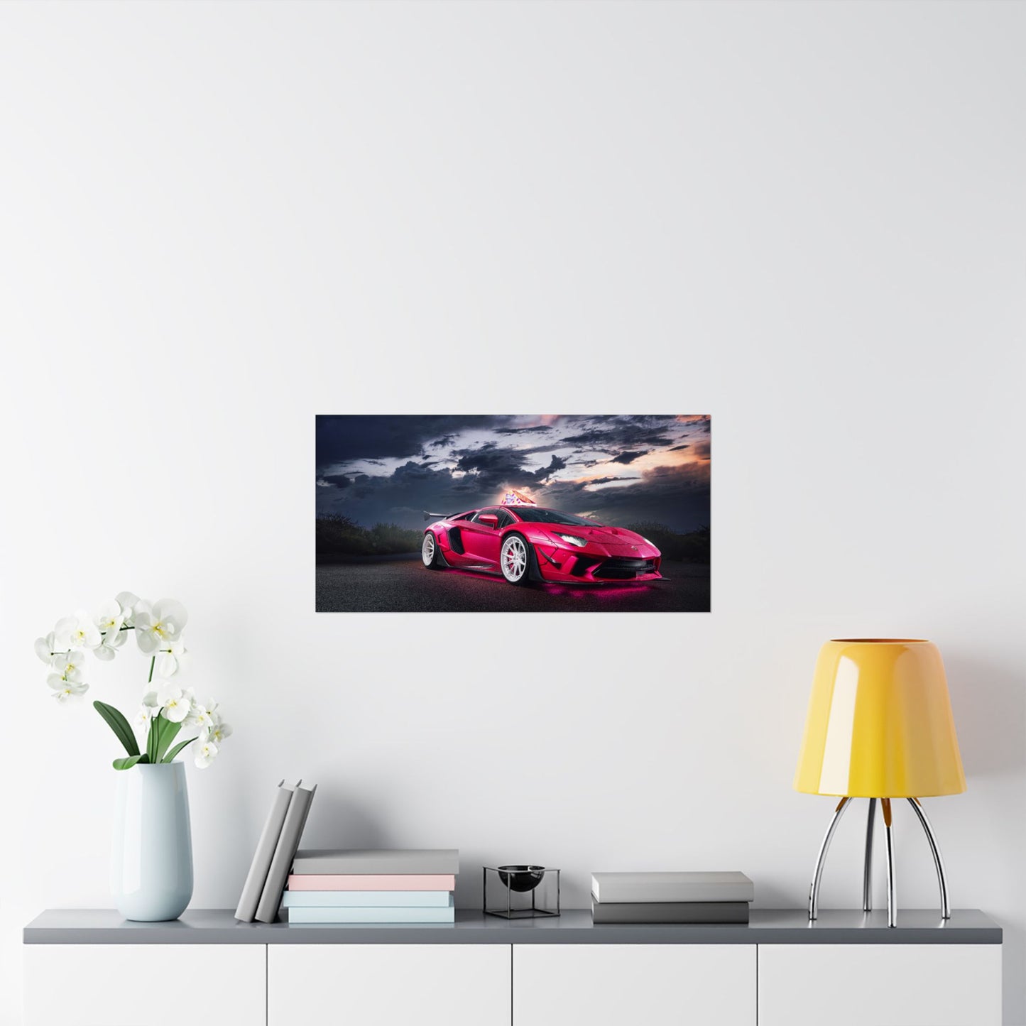Stradman's Pink Aventador | Storm Night Edition